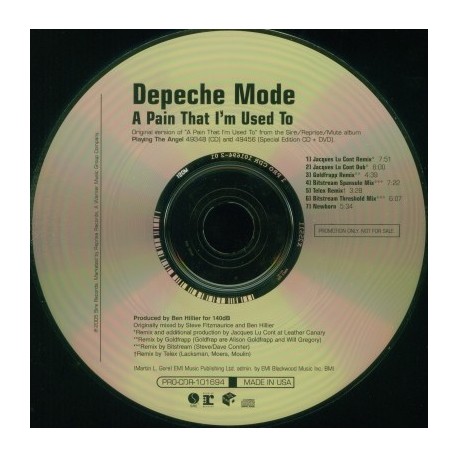 Depeche Mode - A Pain That I'm Used To (USA promo)