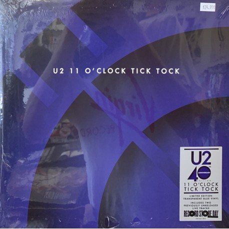 U2 - 11 O'Clock Tick Tock (Blue Vinyl RSD2020)